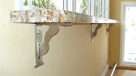 metal bracket for countertop support|wall mounted steel countertop brackets.